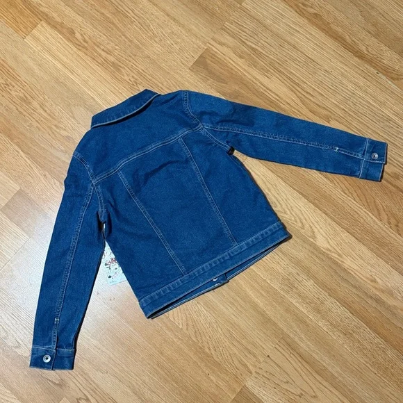 Minnie Mouse Embroidered Jean Jacket Size 7 - Picture 7 of 12